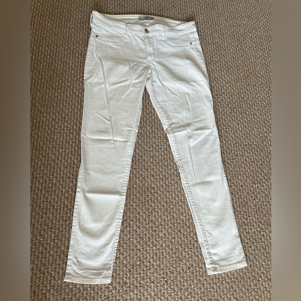 Abercrombie White Skinny Jeans